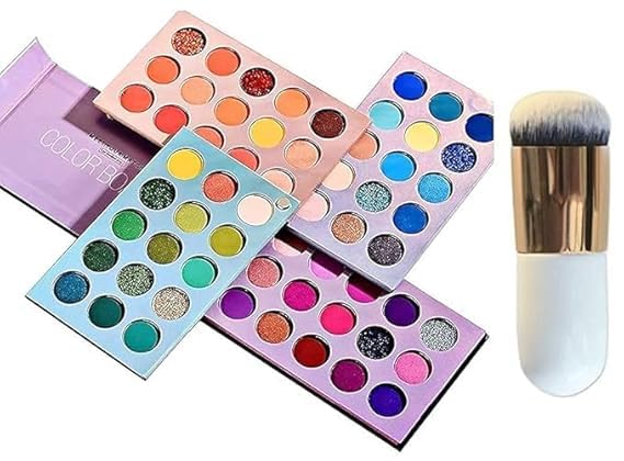 Mksl  60 Shades Color Board Highly Pigmented Eyeshadow Palette With Highly Pigmented And Blendable | Multicolor | Matte And Shim