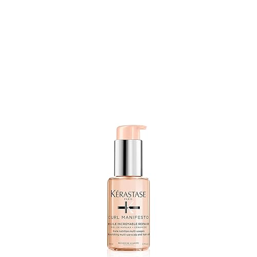 KERASTASE Curl Manifesto Sublime Repair Hair & Scalp Oil | Soothes & Strengthens Hair | Soothes Dry Scalp | Anti-Frizz | For All