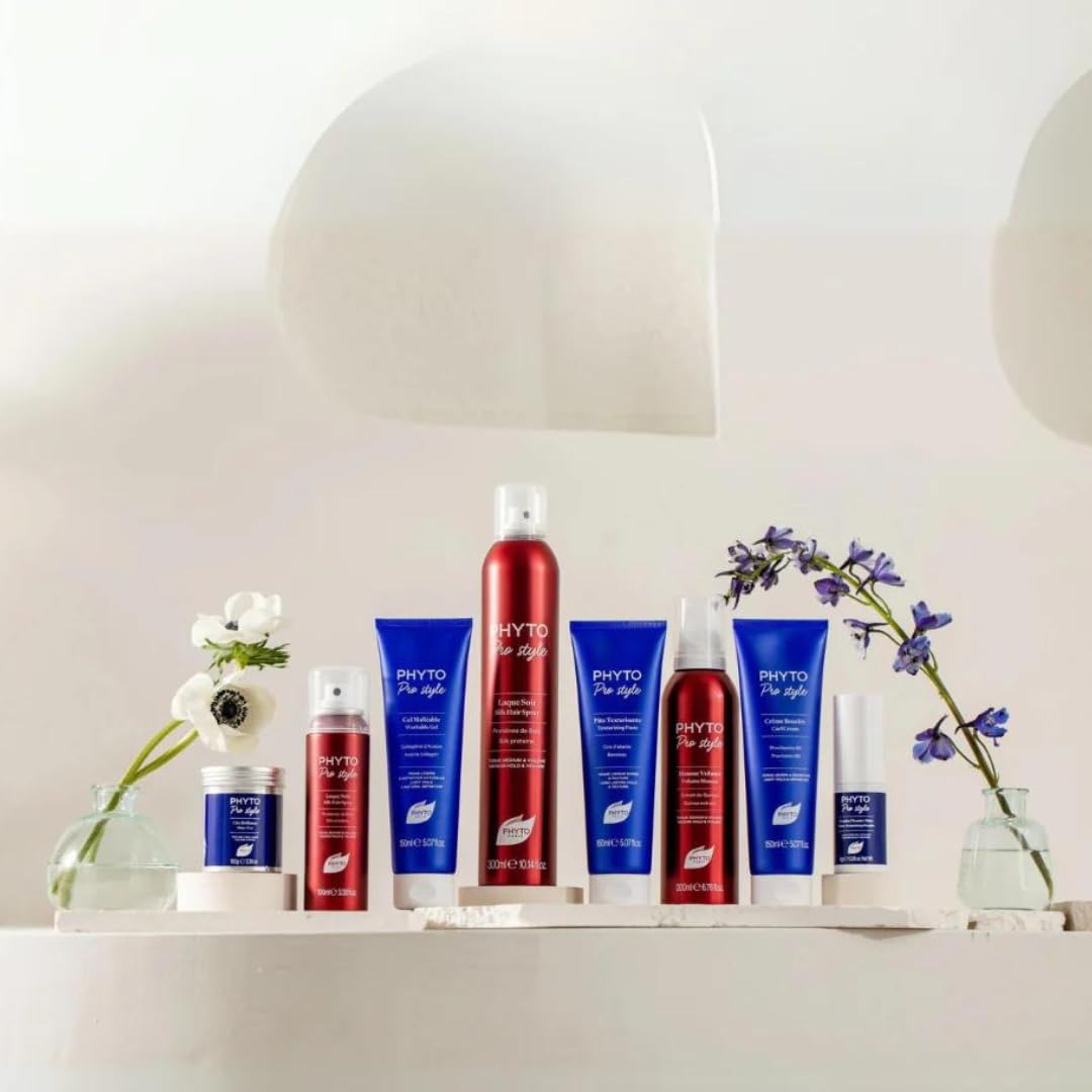 PHYTO PRO STYLE Laque Soie, Hairspray Naturally Controls and Tames Hair, Medium Hold and Volume, 3.38 fl.oz.