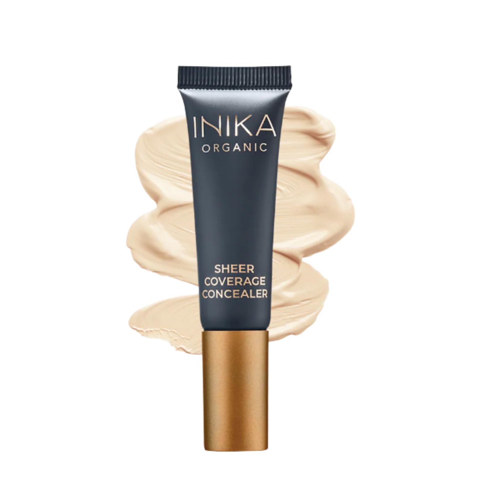 INIKA Organic Sheer Coverage Concealer | Disguise Dark Circles, Cover up Blemishes, Creamy formula, Vegan Ingredients, All Day W