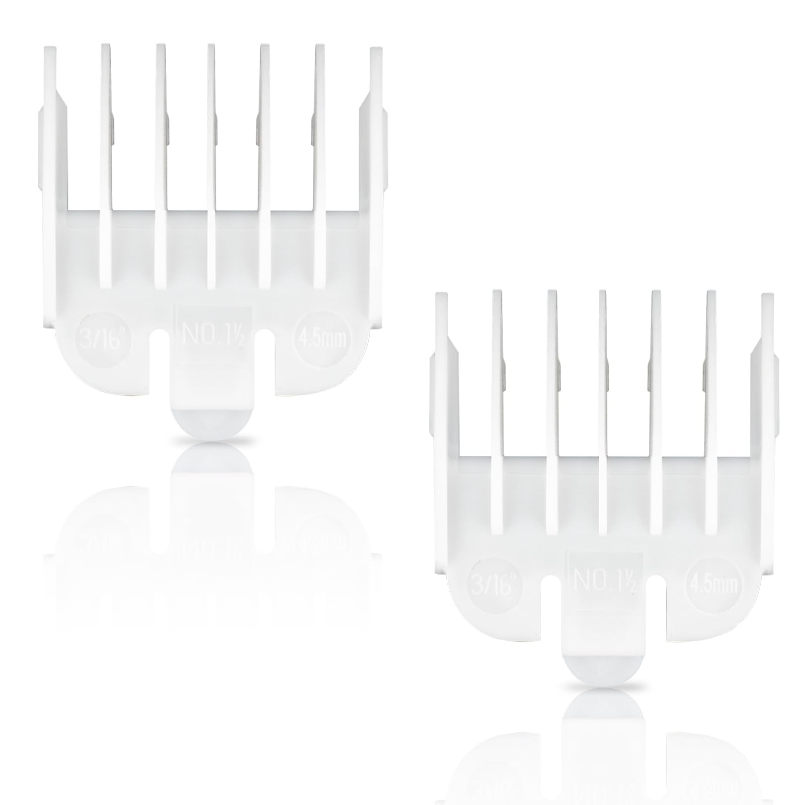 3/16'' Replacement for Wahl Attachment Clipper Guide Replacement Guard 4.5 mm #1.5#1-1/2 (2 pack)