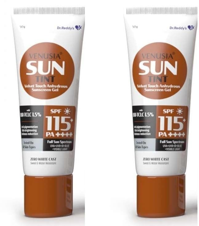 Dr. Reddys Sun Tint SPF 115 | Indias First Sunscreen with the Highest SPF | Mattefinish | Full Spectrum 12Hour Protection | 