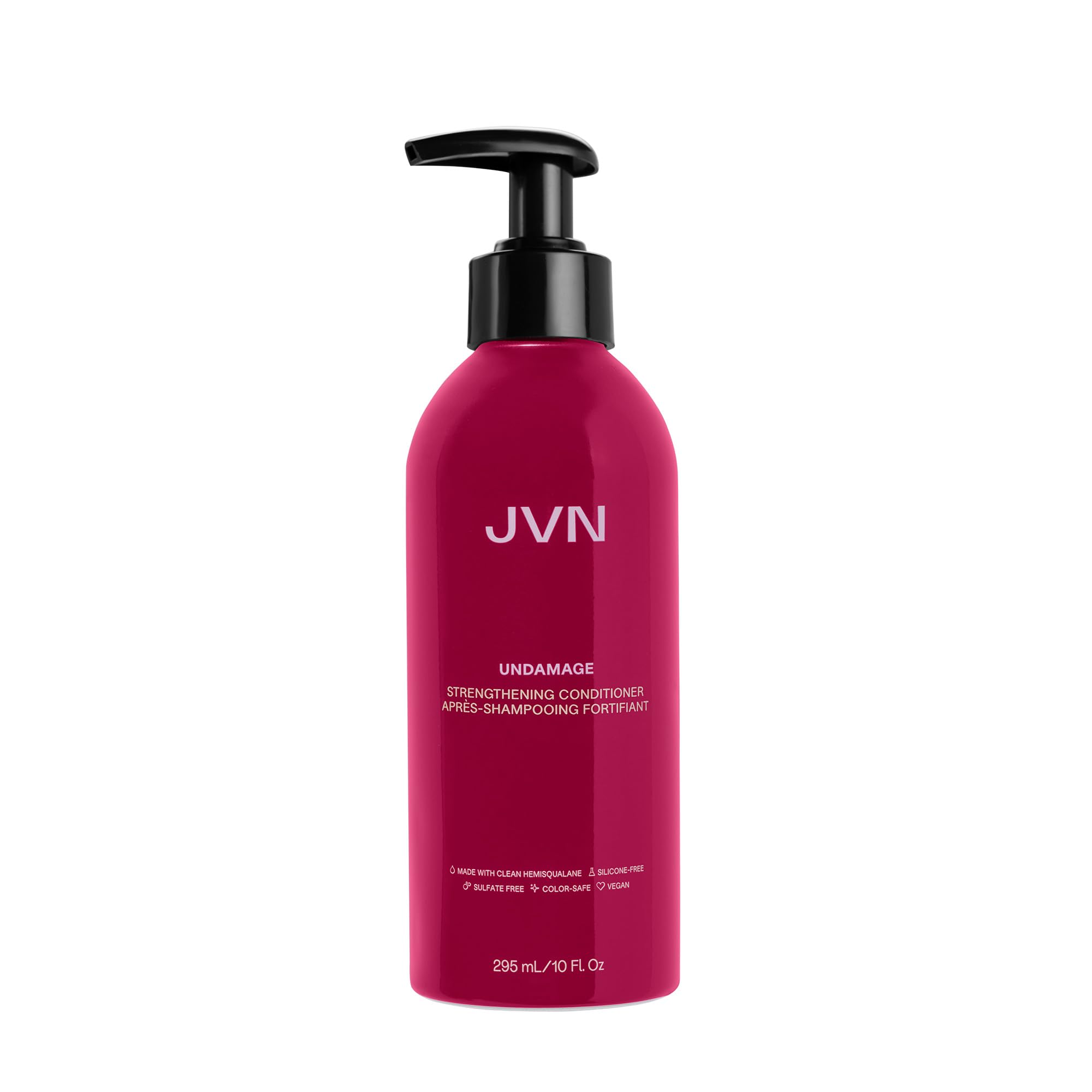 JVN Undamage Strengthening Conditioner, Reparative Conditioner for Dry Hair, Smooths Strands and Repairs Hair, Sulfate Free (10 