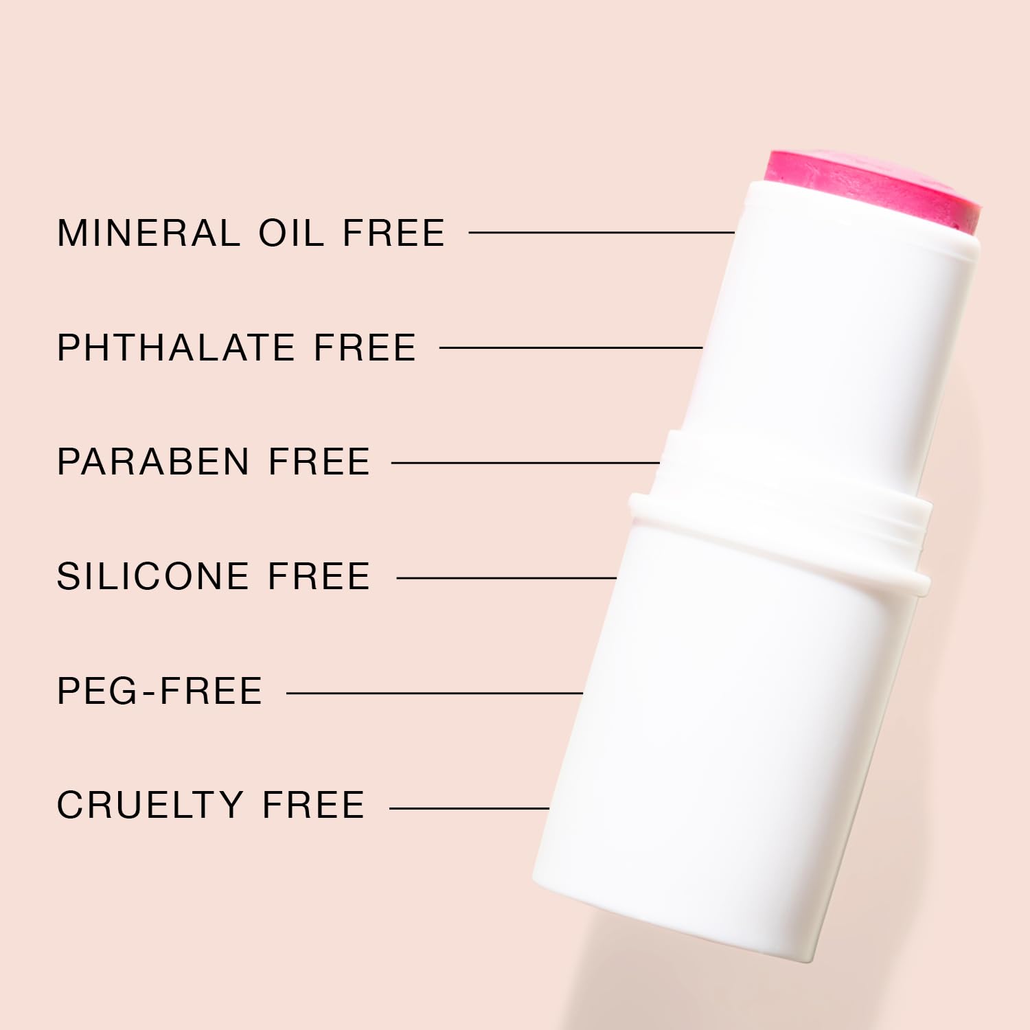 Boom! By Cindy Joseph Boomstick Creamy Blush Stick And Lipstick - Long Wearing Blendable And Buildable Color - Vegan Multistick