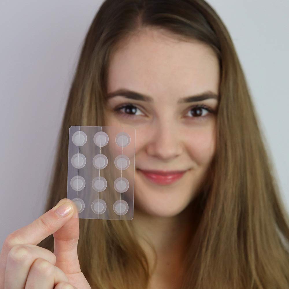 Dermakr Discreet Acne Pimple Patch | Spot Cover & Treatment Solution Cystic Acne & Pimple | Hydrocolloid Facial Stickers | Water