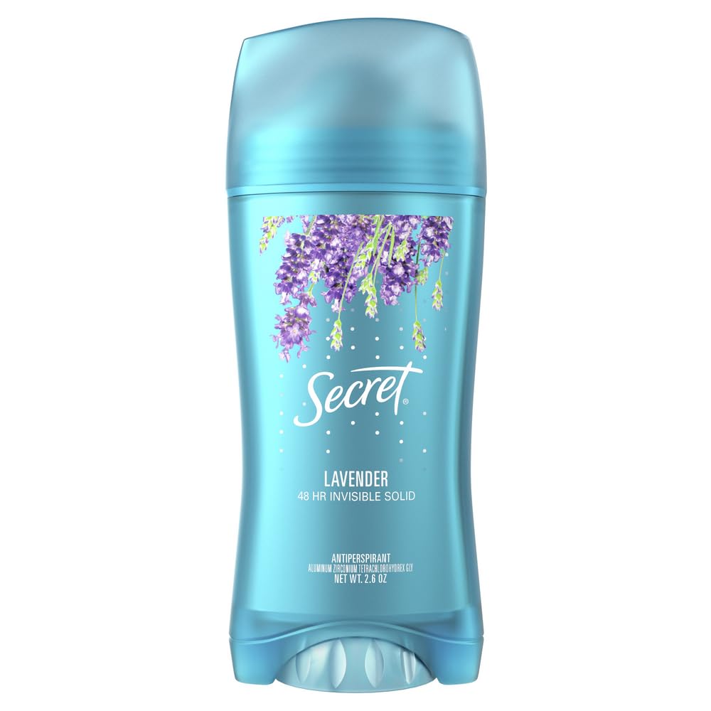 Secret Invisible Solid Deodorant Luxe Lavender 2.6 oz (Pack of 2)