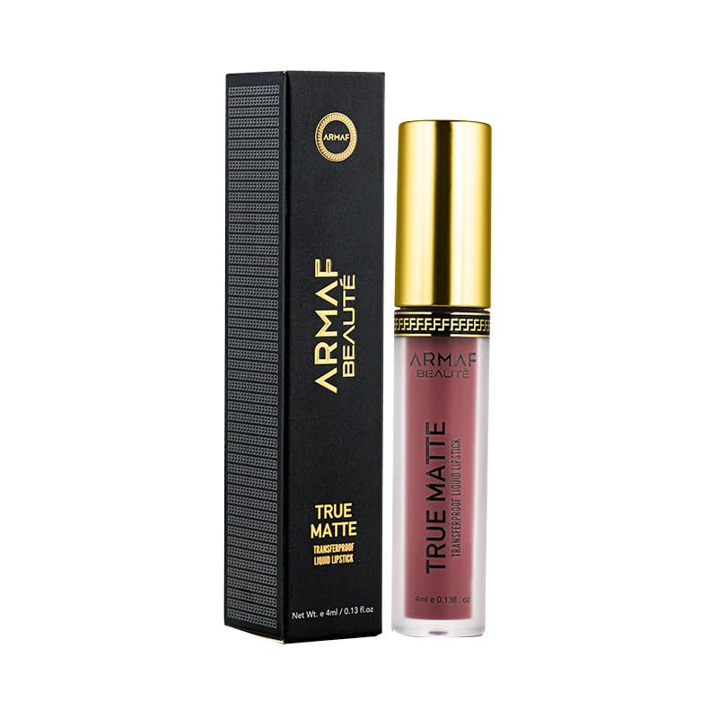 Armaf Beaut True Matte Liquid Lipstick  Long Lasting Lipstick, Copper Canyon, 4Ml / 0.13 Fl.Oz