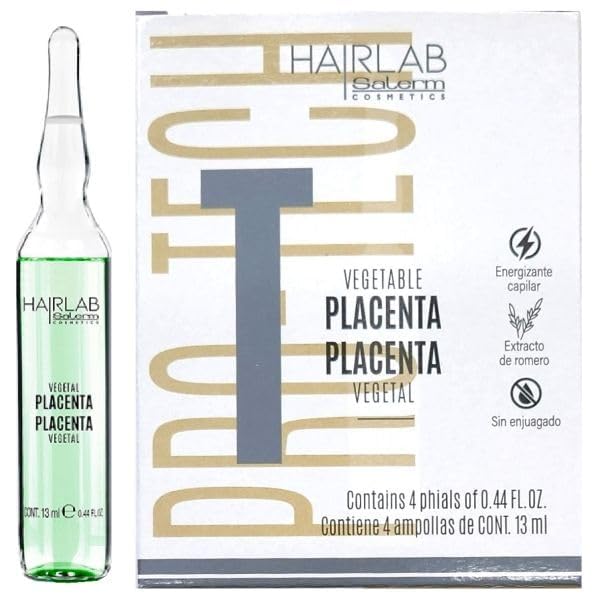 Salerm Vegetable Placenta Restructurer 4 Applications Big Sale, 0.44 Fl Oz (Pack of 4)