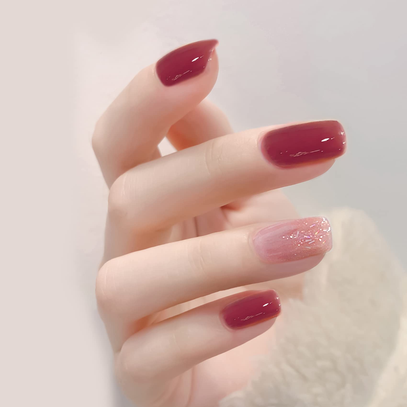 Maychao 15Ml Jelly Plum Gel Nail Polish 1Pc Crystal Plum Gel Polish Soak Off Translucent Plum Nail Polish Nail Art Manicure Salo