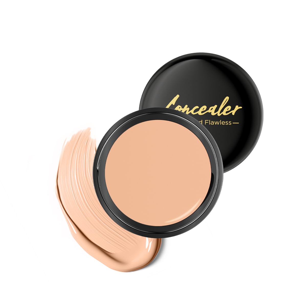 Pot Concealer Full Coverage, Under Eye Concealer Waterproof, ColorCorrecting Eye Brightener, Conceals Dark Circles, Wrinkles an