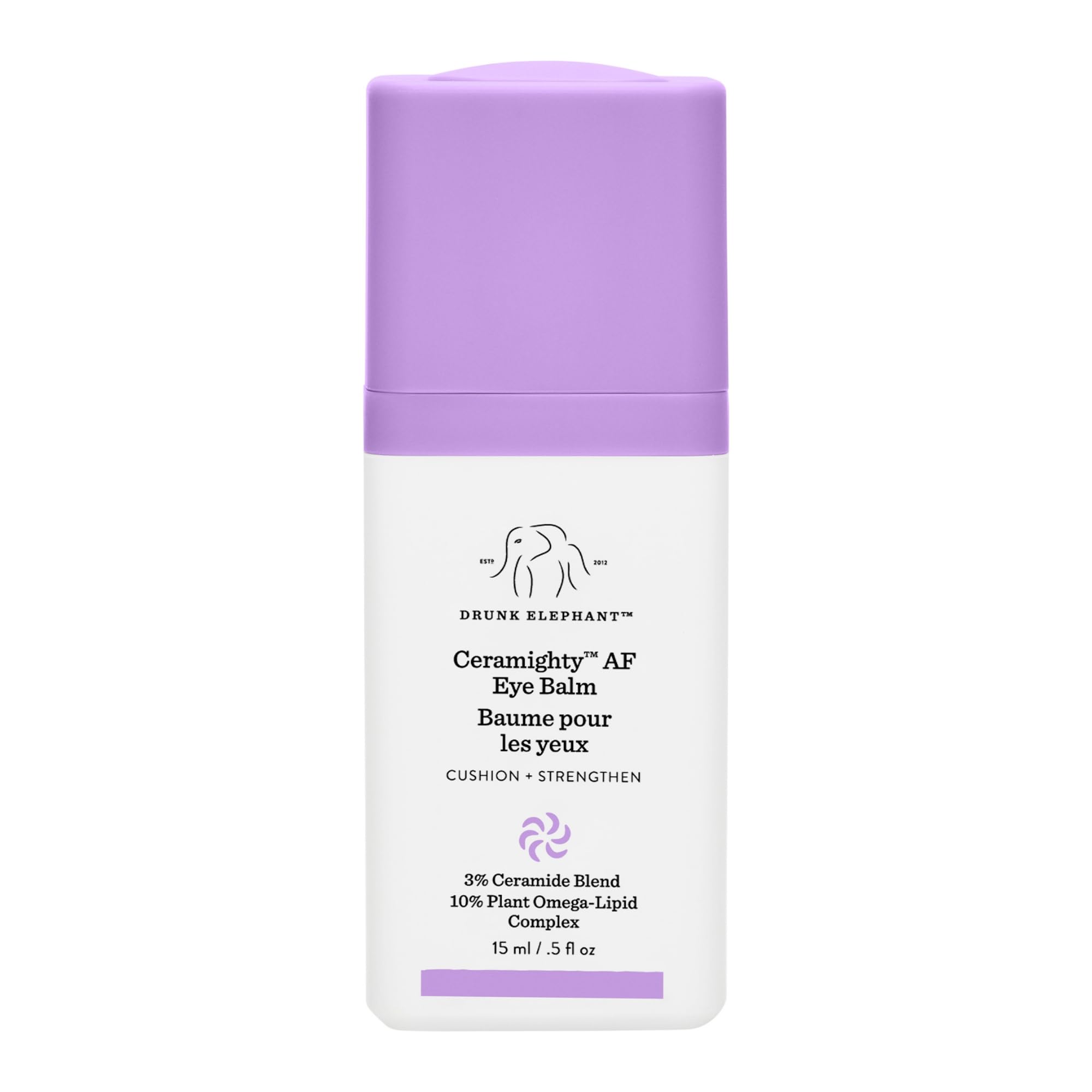 Drunk Elephant Ceramighty AF Eye Balm - 15 ml/.5 fl oz - Moisturizing Eye Cream - Clean Clinical Skincare - Cruelty-Free - Derma