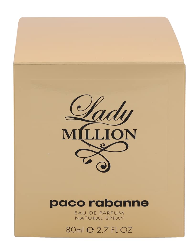 Lady Million By Paco Rabanne, 2.7 Oz Eau De Parfum Spray For Women