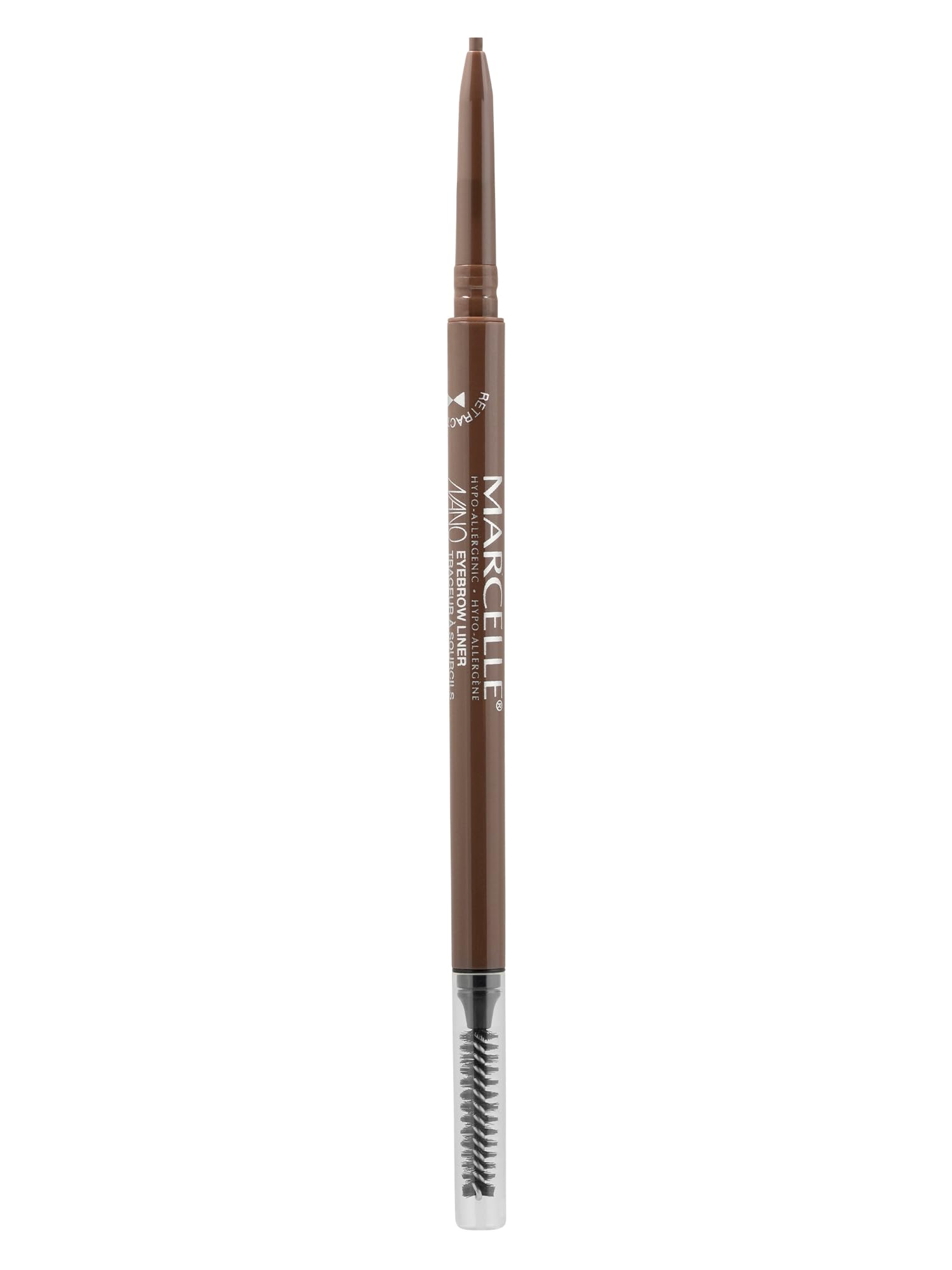 Marcelle Nano Retractable Eyebrow Liner, Fair Ash Blond, Brow Pencil, Ultra-Precise Definition, Waterproof, Long-Lasting, Hypoal