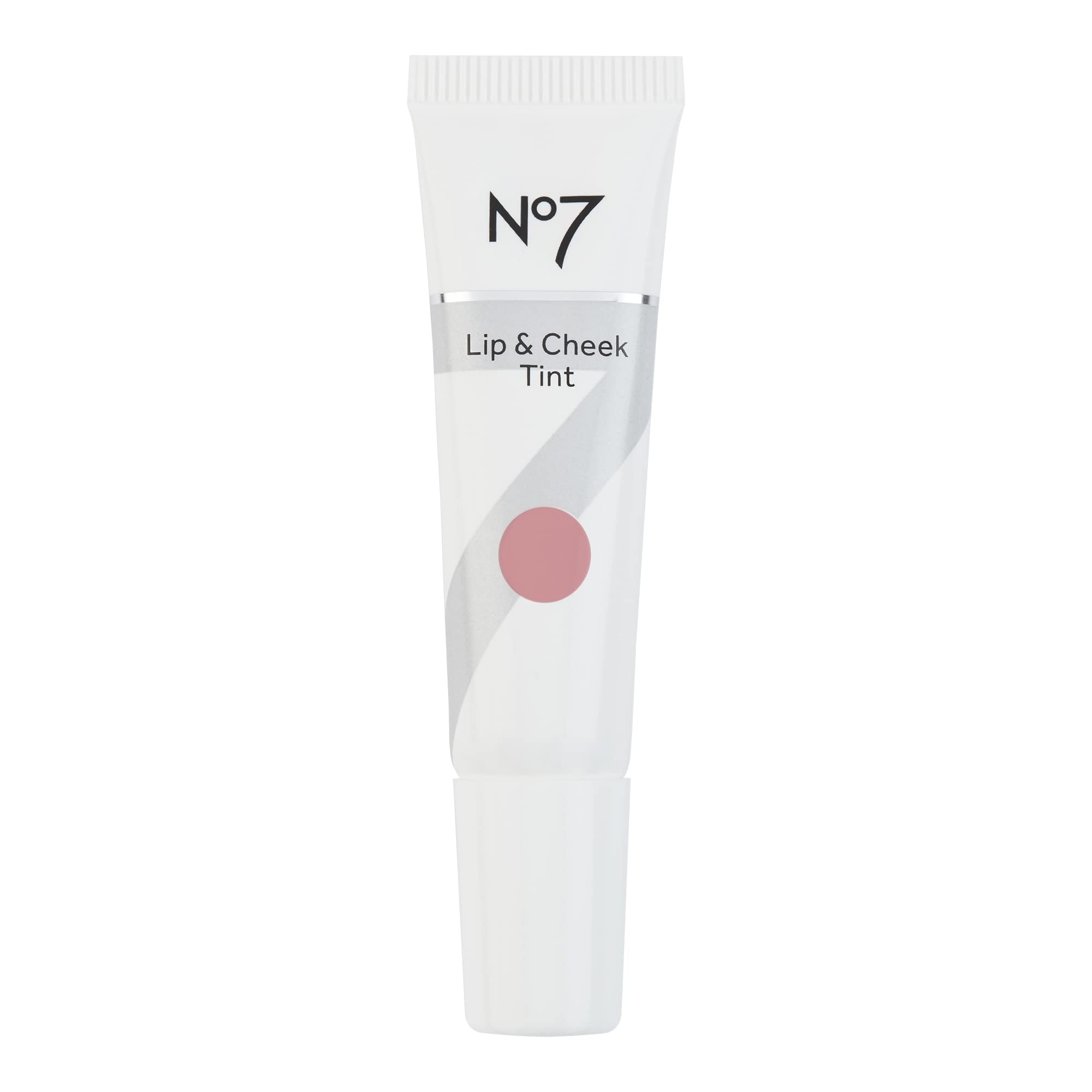 No7 Lip & Cheek Tint - Dusk Pink - Lightweight Lip and Cheek Stain for Rosy Lips & Natural Face Blush - Multipurpose Makeup for 