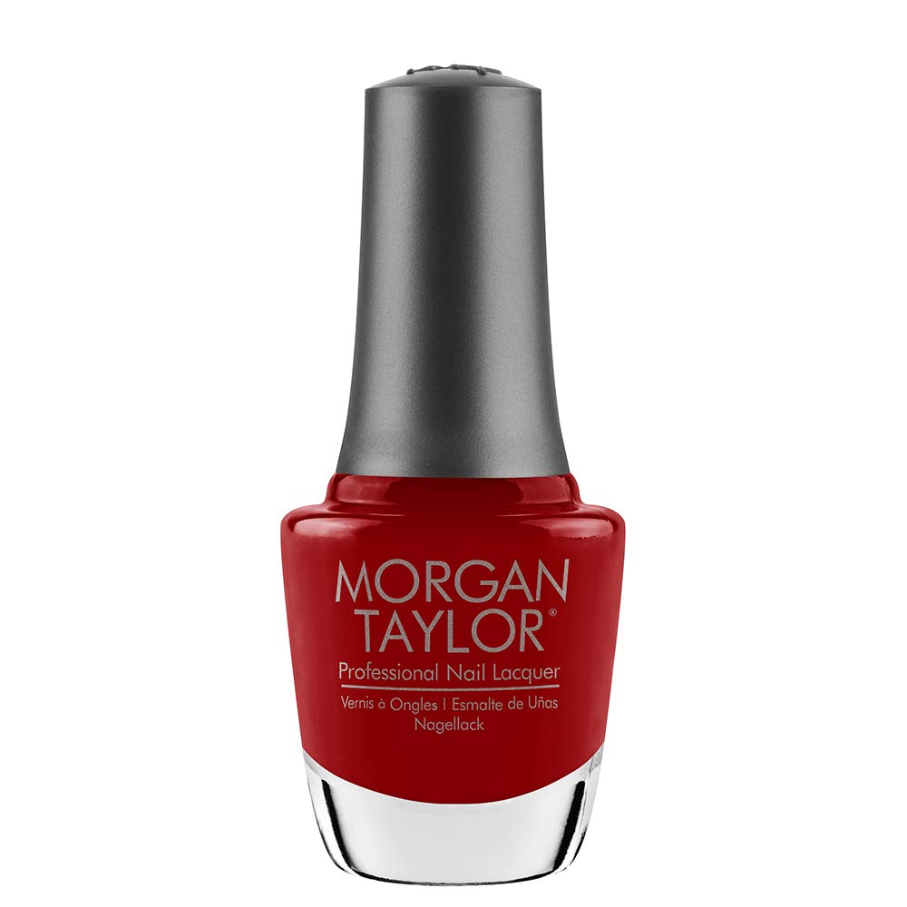 Morgan Taylor Nail Lacquer (Scandalous) Red Nail Polish, Finger Nail Polish, Long Lasting Nail Polish, Red Nail Lacquer, Finger 