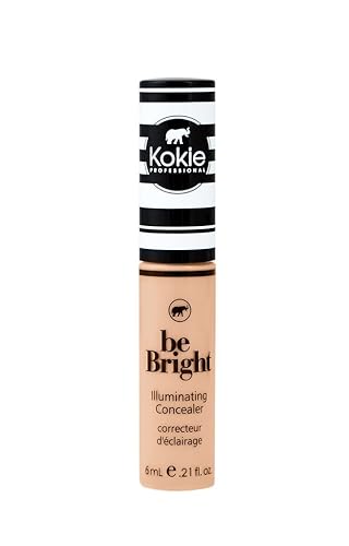 Kokie Cosmetics Be Bright Concealer & Color Correctors, Medium Light, 0.21 Ounce, Perfect for Flawless Skin