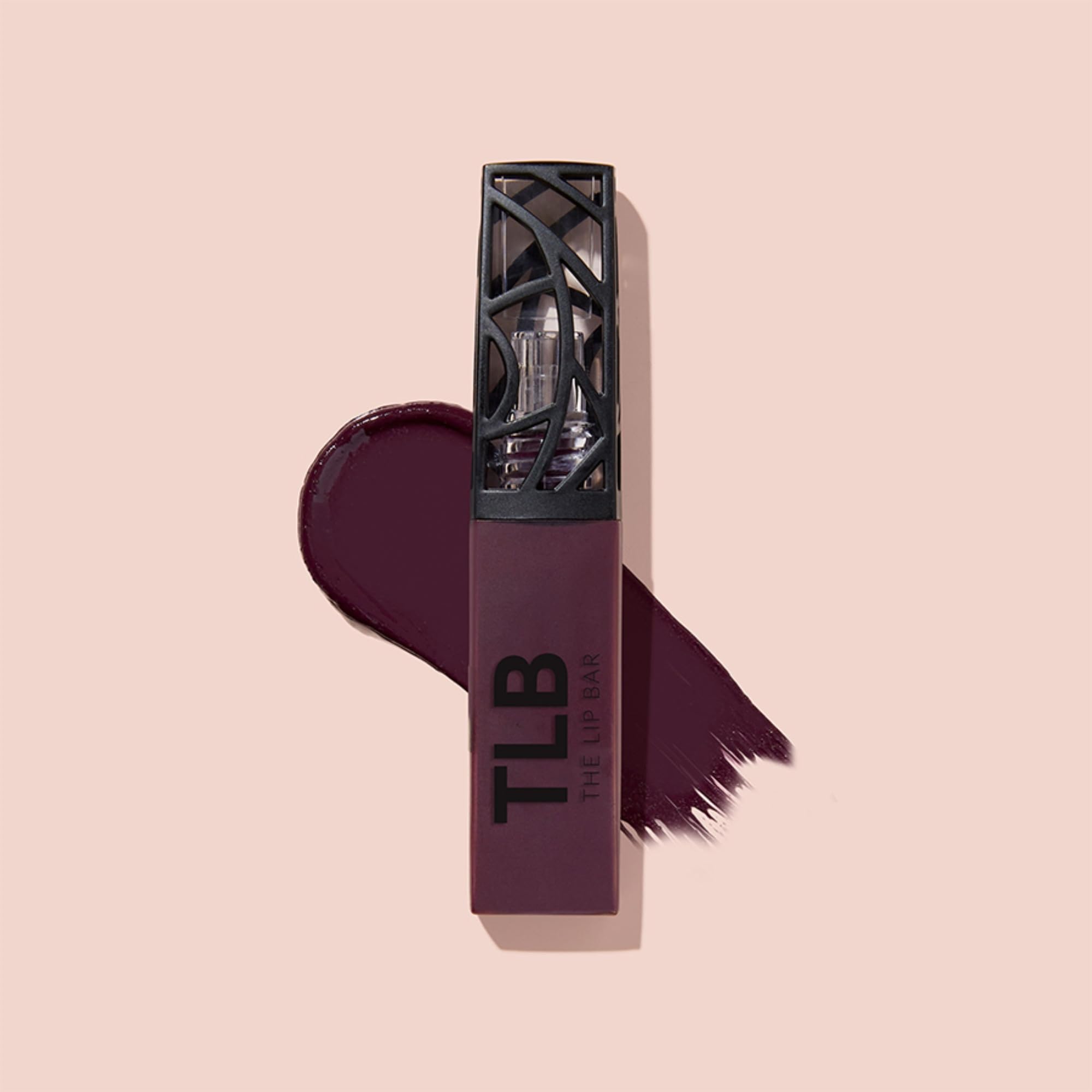 The Lip Bar Vegan Liquid Matte Lipstick, High Pigment Color & Long-Lasting with 8-12 Hours of Wear, Drama Queen - Deep Eggplant