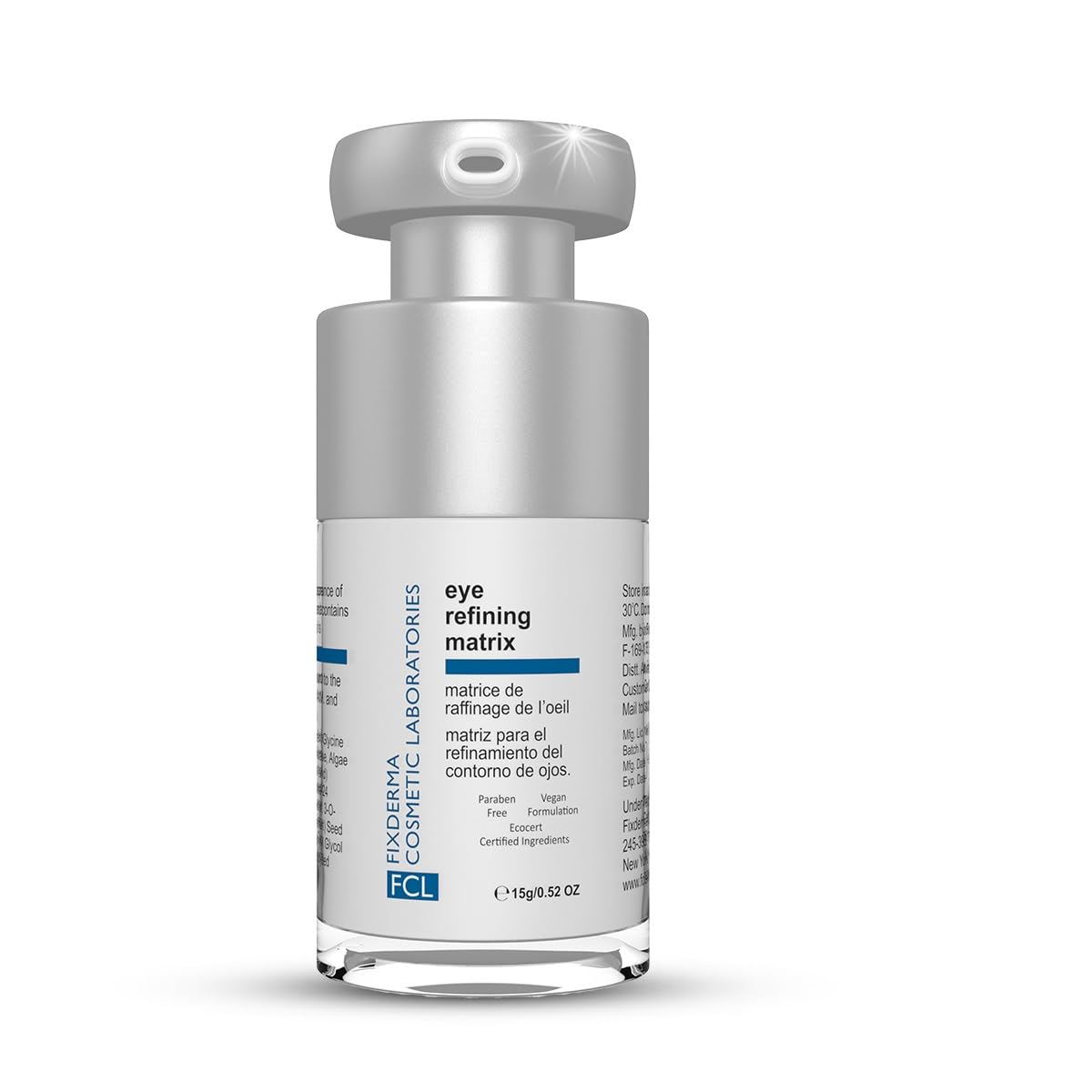 Fcl Eye Refining Matrix Under Eye Gel For Dark Circles, Puffiness & Fine Lines With Vitamin C & Hyaluronic Acid | Eye Serum For 