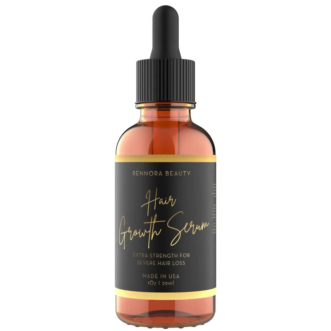 Rennora ExtraStrength Hair Growth Serum, Rosemary & Castor Oil (1 fl oz)