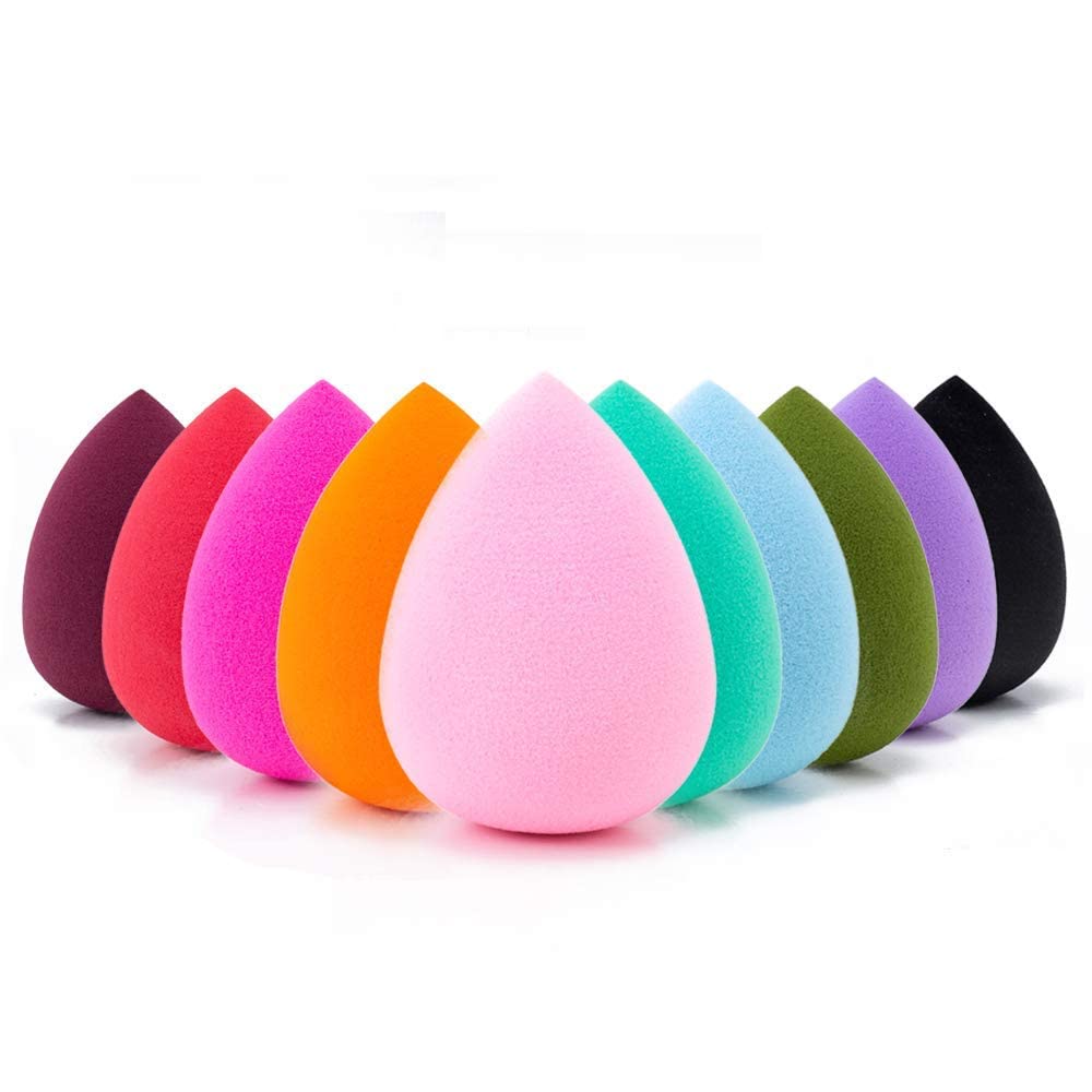 Banira 10 Pcs Beauty Blender Makeup Sponge Set, Beauty Sponge Makeup Blender Flawless For Liquid, MultiColored Makeup Sponges