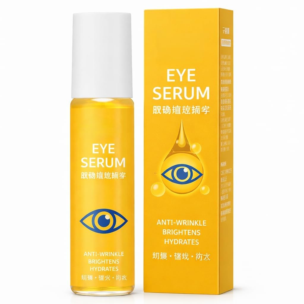 Vitamin C Eye Serum For Brightening & Glowing Skin | Helps Improve Under Eye Appearance, Skin Tone & Texture | Hydrating Lightwe