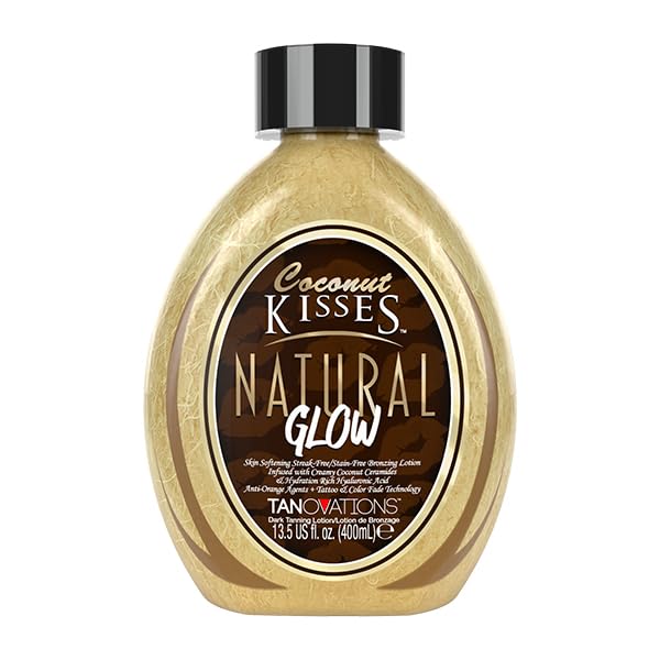 Ed Hardy Tanning Coconut Kisses Natural Glow  SkinSoftening StreakFree/StainFree Natural Bronzing Lotion