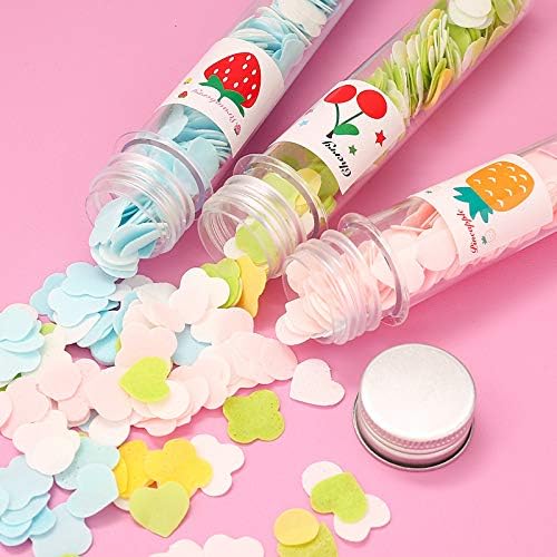 AntilS Flower Design Paper Soap - Portable & Travel-Friendly Hand Wash (Pack Of 3, Multicolor Colors) (3)