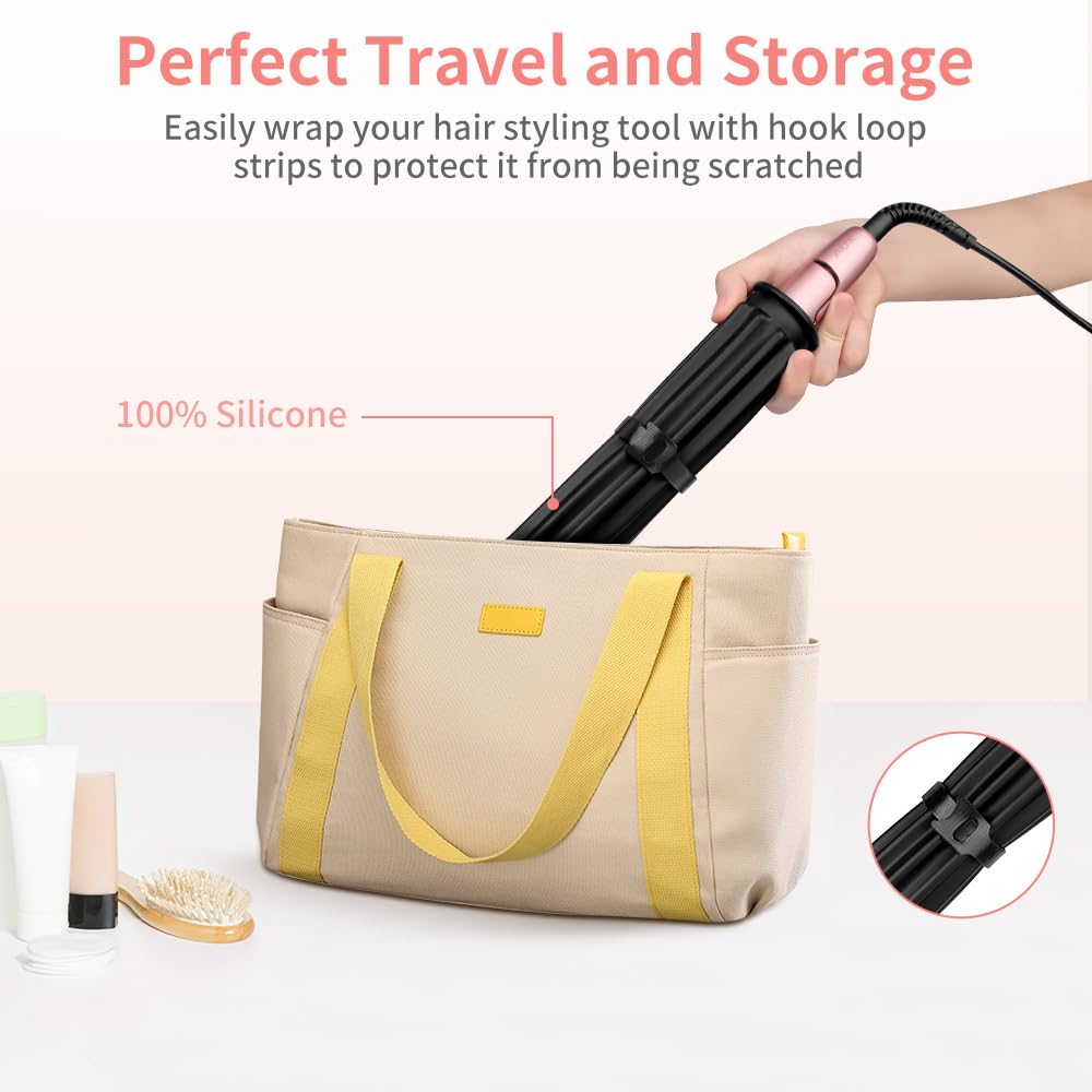 Larger Silicone Heat Resistant Styling Station Mat - Curling Iron Holder - Straightener Pad - Flat Iron Holder - Hot Tool Mat -