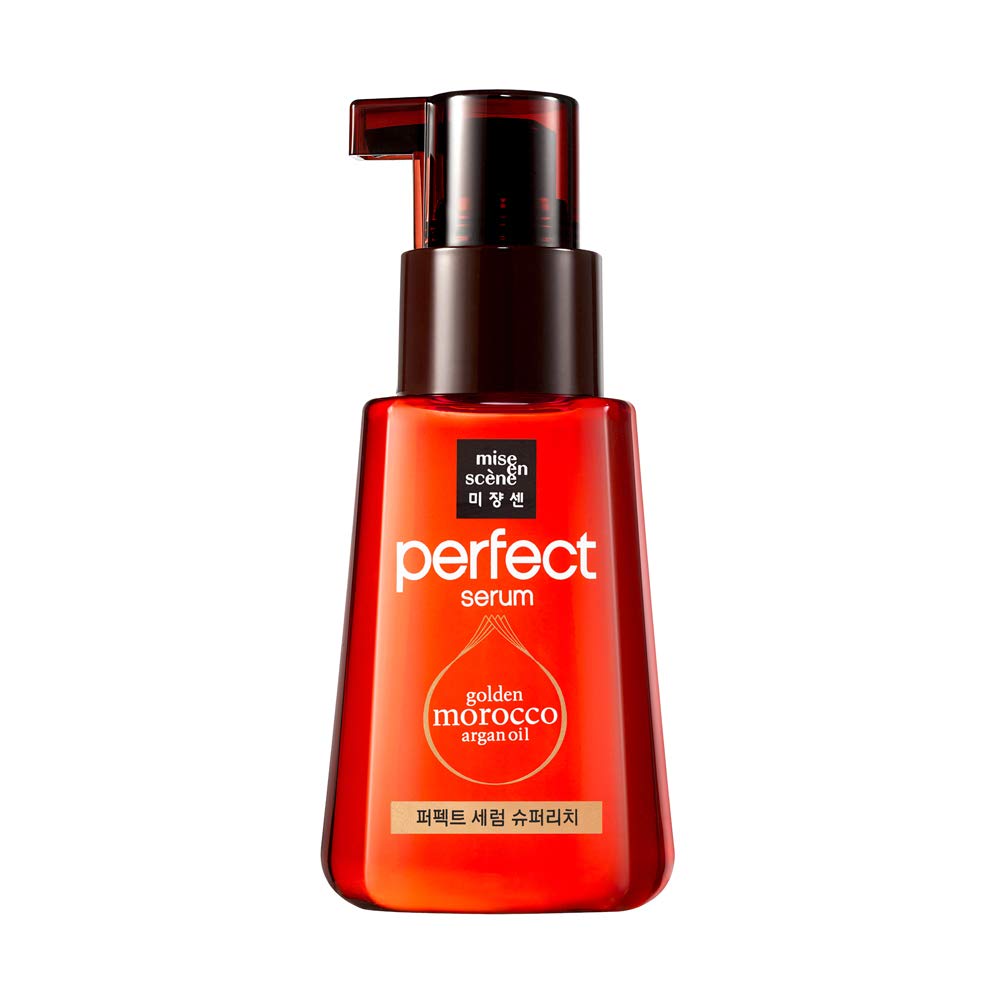 Mise En Scene Perfect Serum Super Rich 80Ml (27Oz) Anti-Frizz, Hydration And Nutrition Hair Essence For Damaged, Bleached And Dr