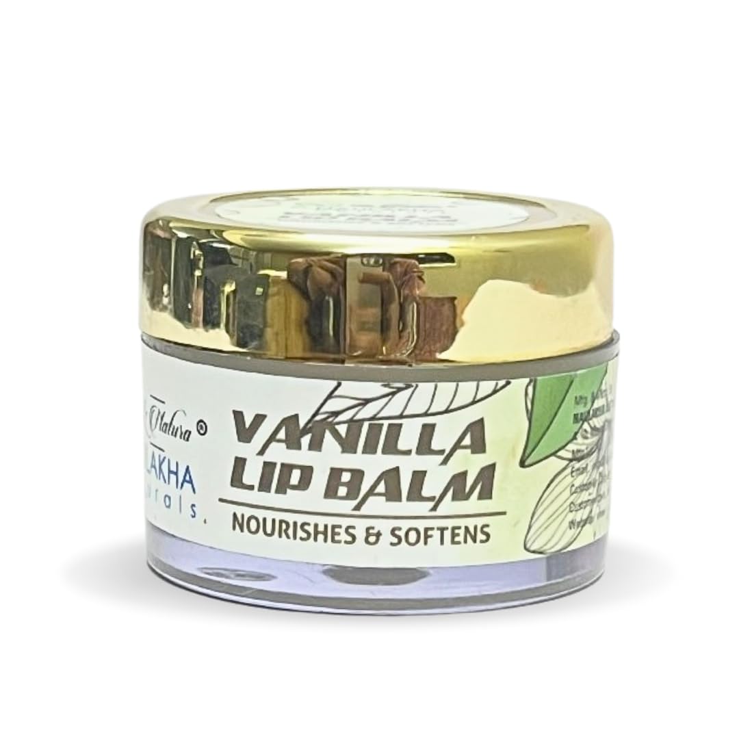 Le Natura Naulakha Naturals Vanilla Lip Balm For Soft And Naturally Smooth Lips | Fades Lip Pigmentation| For Dry & Dark Lips | 
