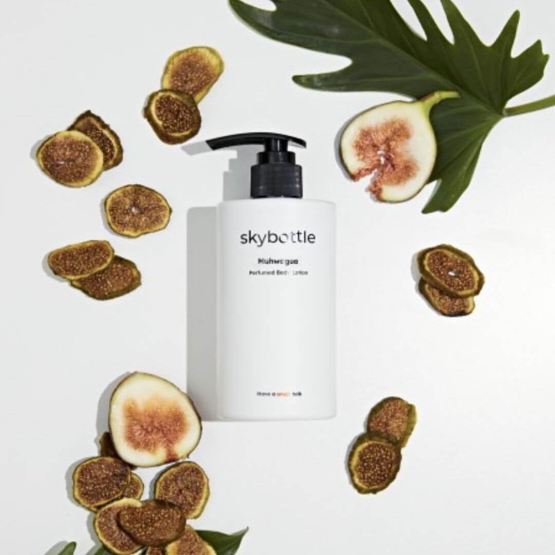 Skybottle Daily Moisturizing Body Lotion Perfumed With Fig Fruit Woody Scent, Fast Absorbing, Lightweight And Extra Hydrating Cr