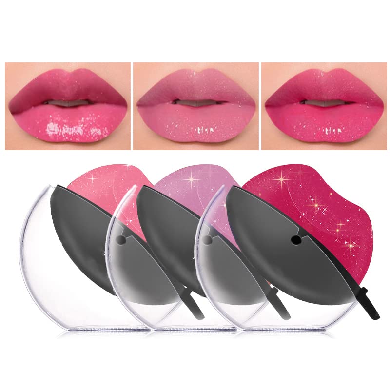 Dageda 3 Colors Lazy Lipstick, Pearl Magic Color Changing Lipstick, Labiales Magicos Long Lasting Waterproof Moisturizing Non-St
