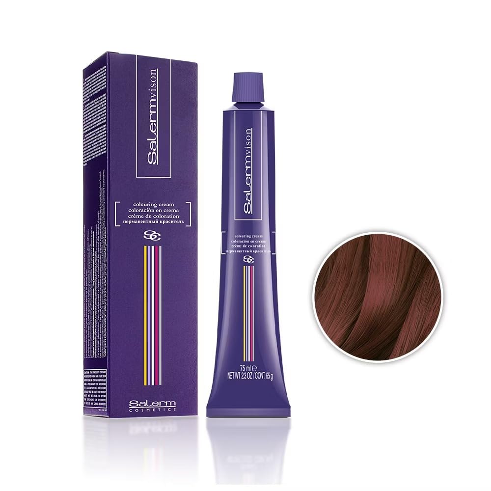 Salermvision Hair Coloring Cream #8.6 Light Reddish Blonde, 2.3 Ounce / 75 Milliliter