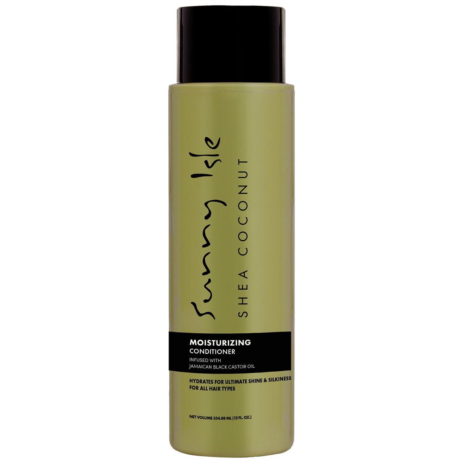 Sunny Isle Shea Coconut Moisturizing Conditioner 12oz | Infused with Jamaican Black Castor Oil | Curly Hair Conditioner | Quench