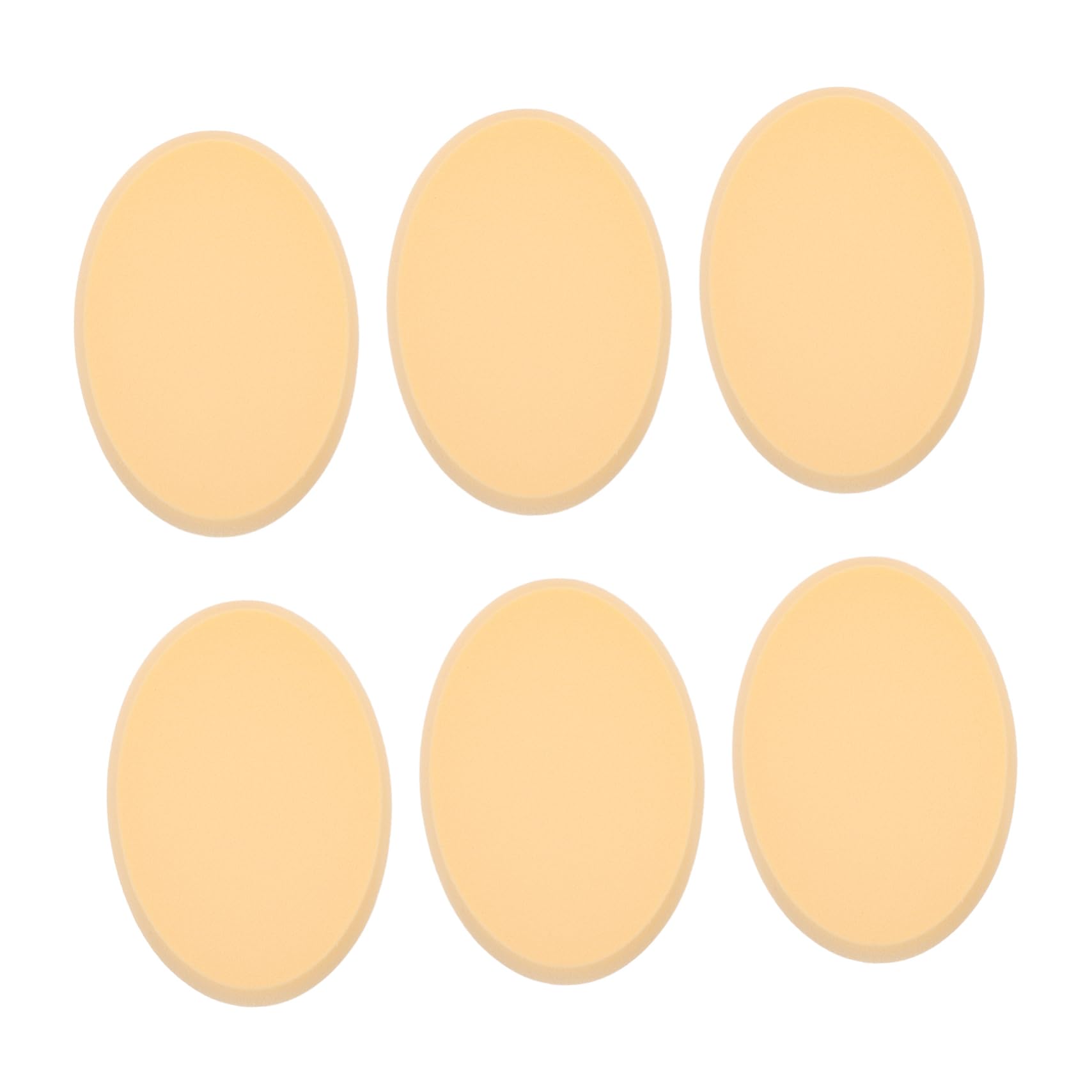 6pcs Puff Makeup Sponges Foundation Sponge Facial Sponge Face Puff Facial Powder Puff Makeup Sponge Powder Puff Oval Makeup Spon