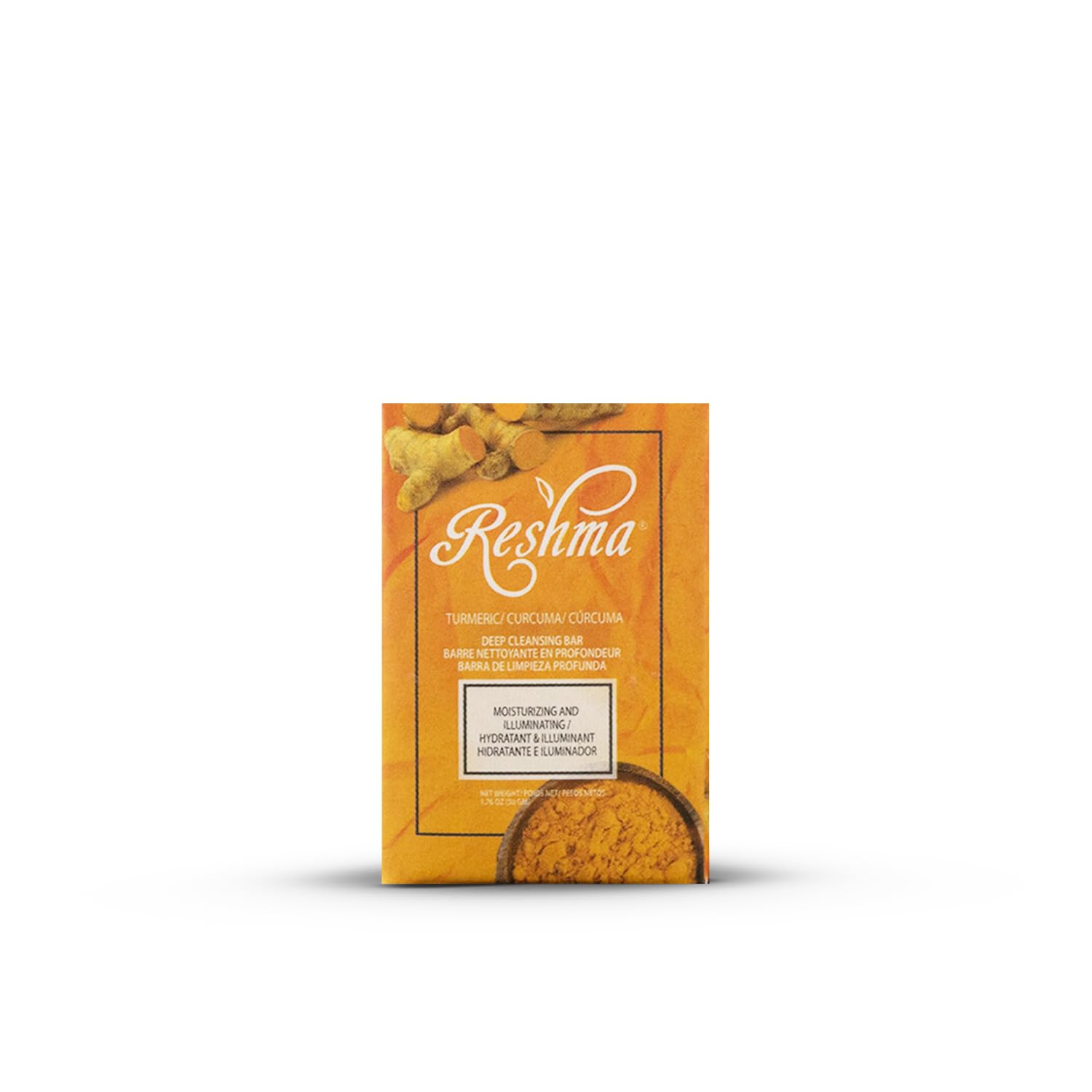 Reshma Beauty Travel Size Turmeric Soap Bar Soap for All Skin Types & Dull Skin, Bath Soap, Gentle Soap, TSA Approved, Removes M