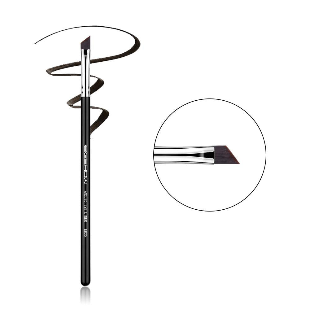 Eigshow Eyeliner Brush & Eyeshadow Brush, Eyeliner Brush Fine Angled Pro Precision Gel Eye Liner Makeup Brush High-End Small Eye