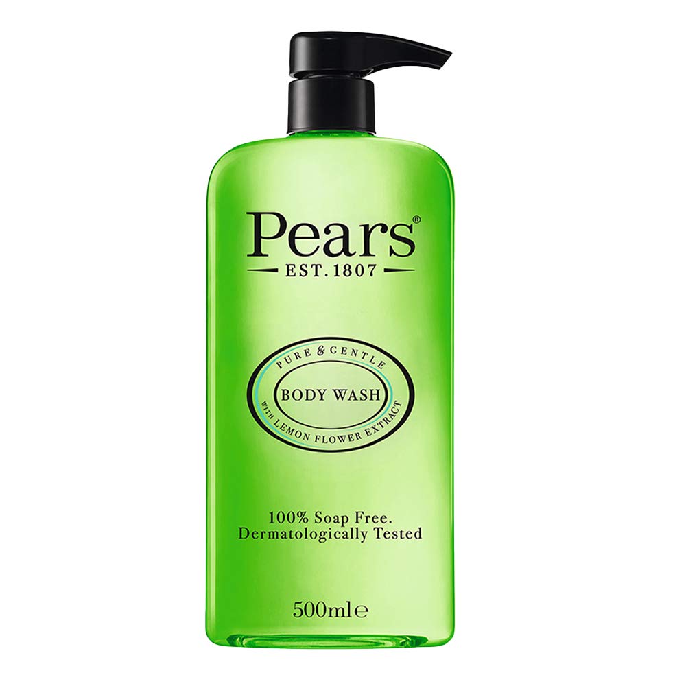 Dopict Pears Pure & Gentle Shower Gel, Body Wash With Oil Clear Formula For Removing Excess Oil With Lemon Flower Extracts, 100%