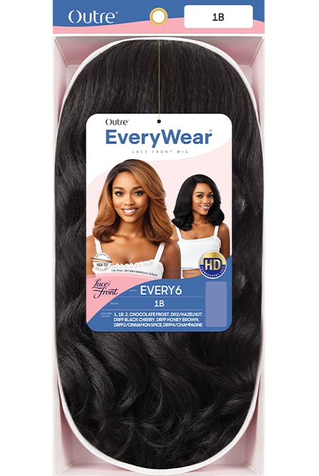 Outre EveryWear Synthetic HD Lace Front Wig - EVERY 6 (DRFF4/CHAM)
