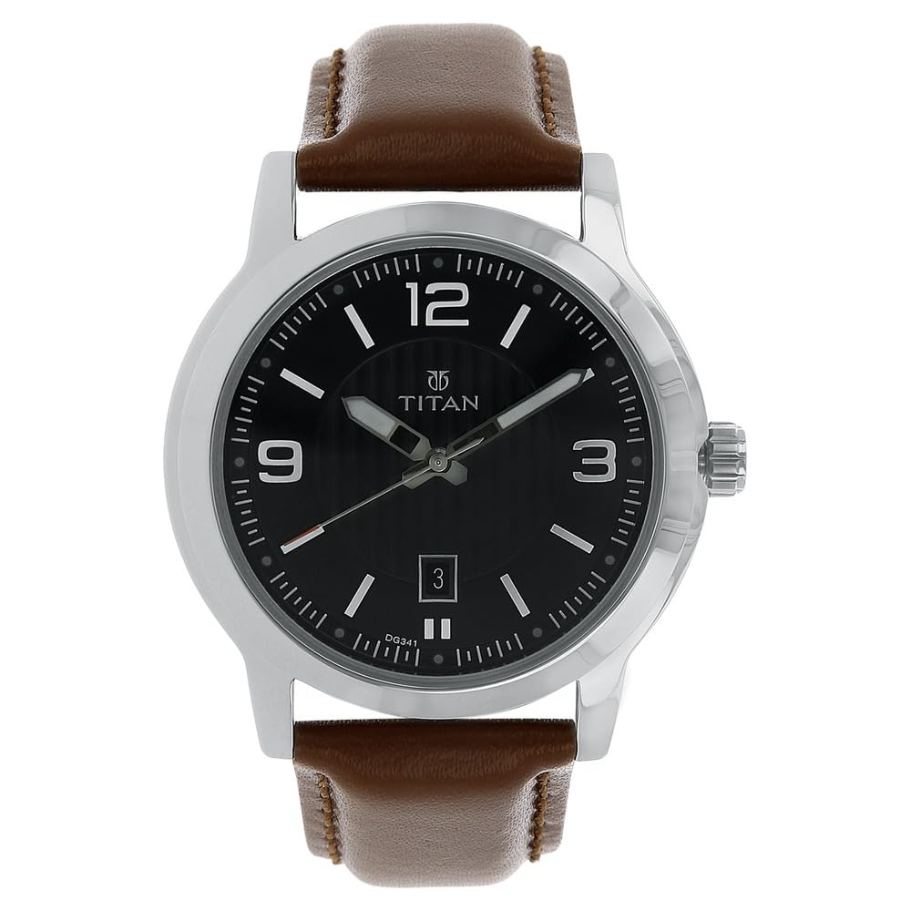 Titan Titan Neo Analog Black Dial MenS Watch Nm1730Sl02/Nn1730Sl02