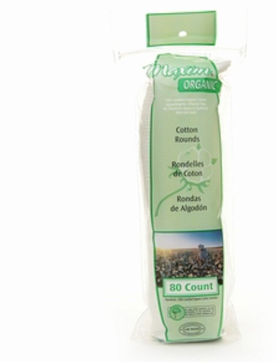 Maxim Hygiene Products Organic Cotton Rounds 80 Ea (Pack Of 4)