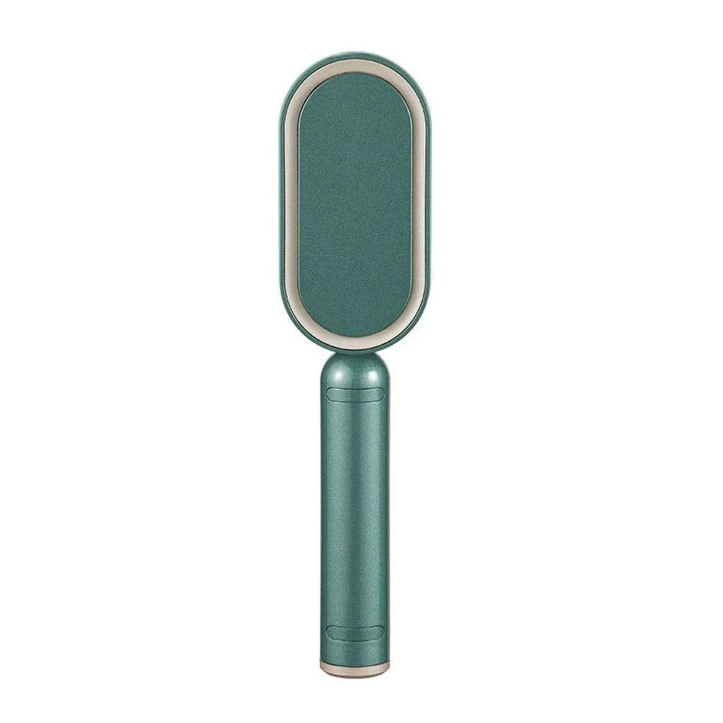 QOPCBCGN Hair Straightener Brush Electric Hot Ceramic Comb Flat Iron Digital Heating Antistatic(E)