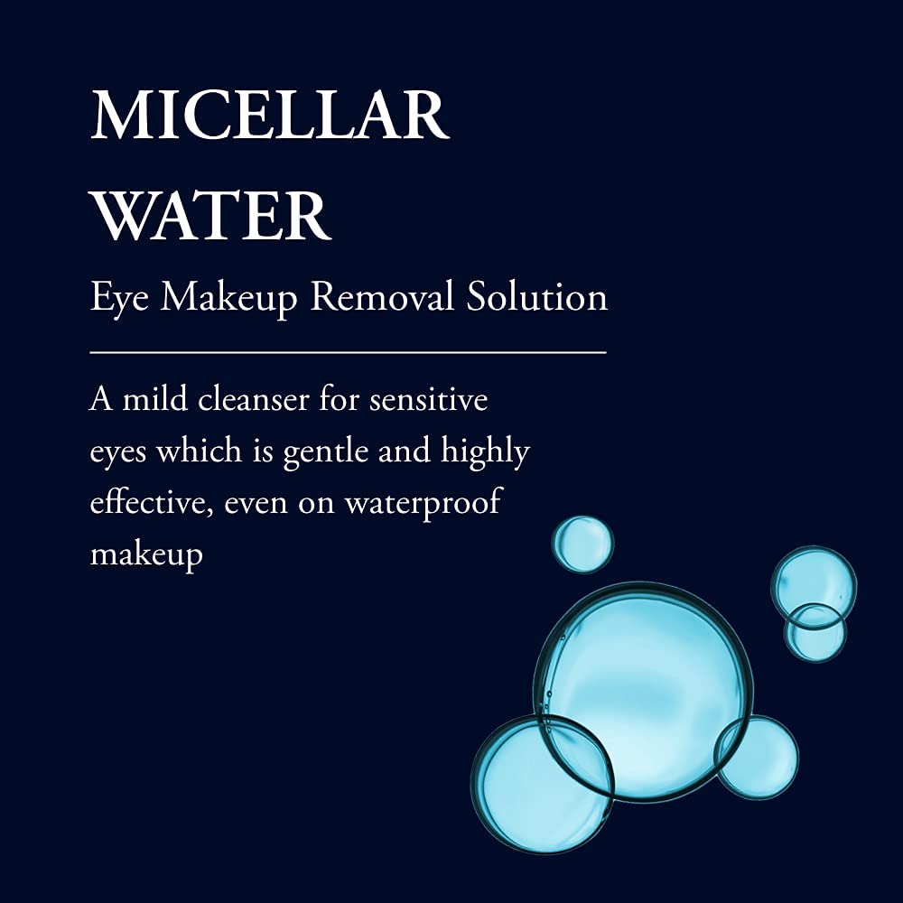 Phytomer Micellar Water Eye Makeup Remover | Mild Cleanser For Waterproof Eye Makeup | Gentle & Effective | Soothe & Protect Sen