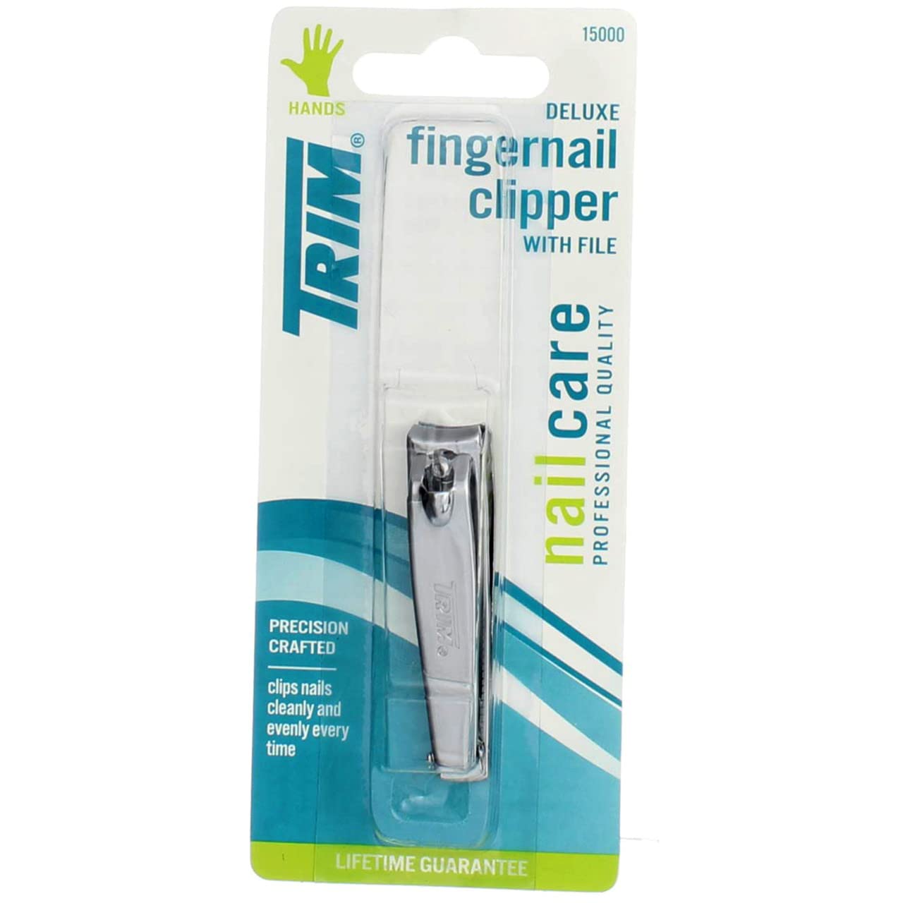 Trim Nailclip Deluxe Size Ea Trim Deluxe Fingernail Clipper With File 1 Ct