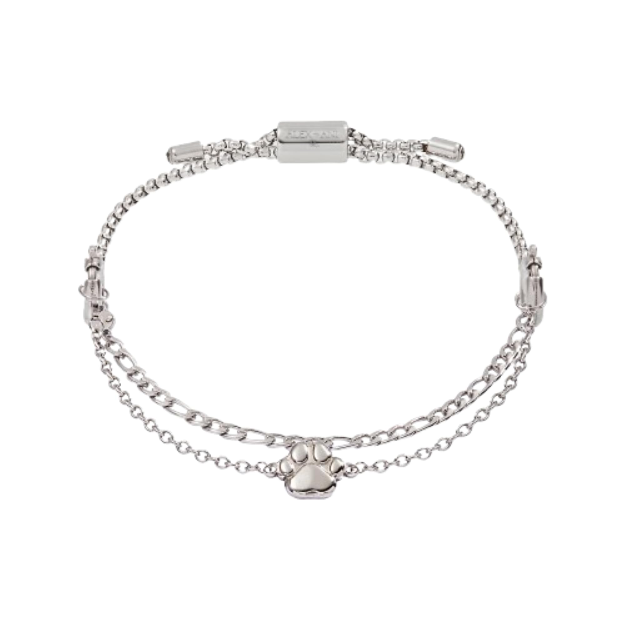 Alex and Ani Paw Print Stranded Bracelet Set
