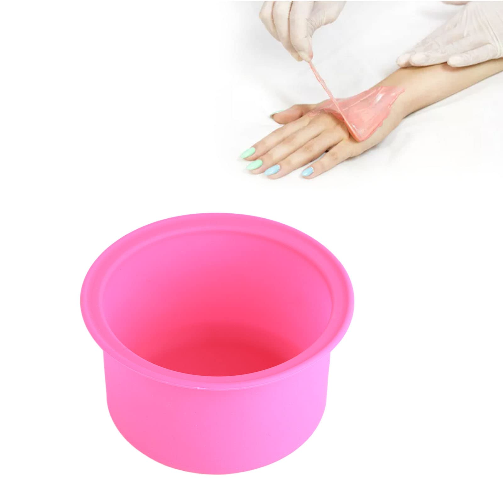 YUYTE Wax Warmer Replacement Pot, Silicone Heat Easy Clean Wax Heating Machine Inner Pot Silicone Wax Warmer Liner