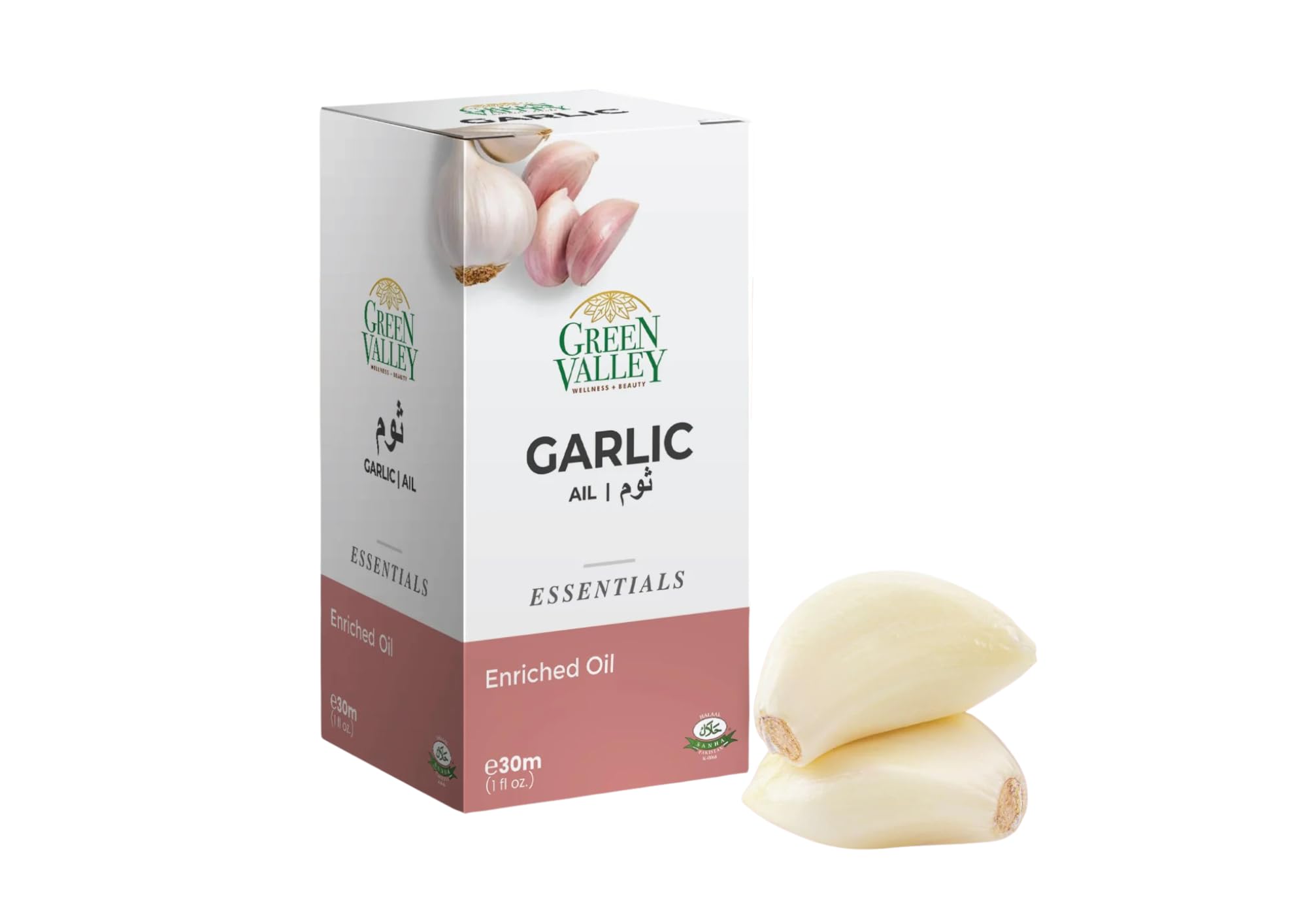 Al Khair Garlic Oil 30ml for Hair & Scalp Care, Organic Garlic Oil with Nourishing Formula, Natural Treatment for Stronger Looki