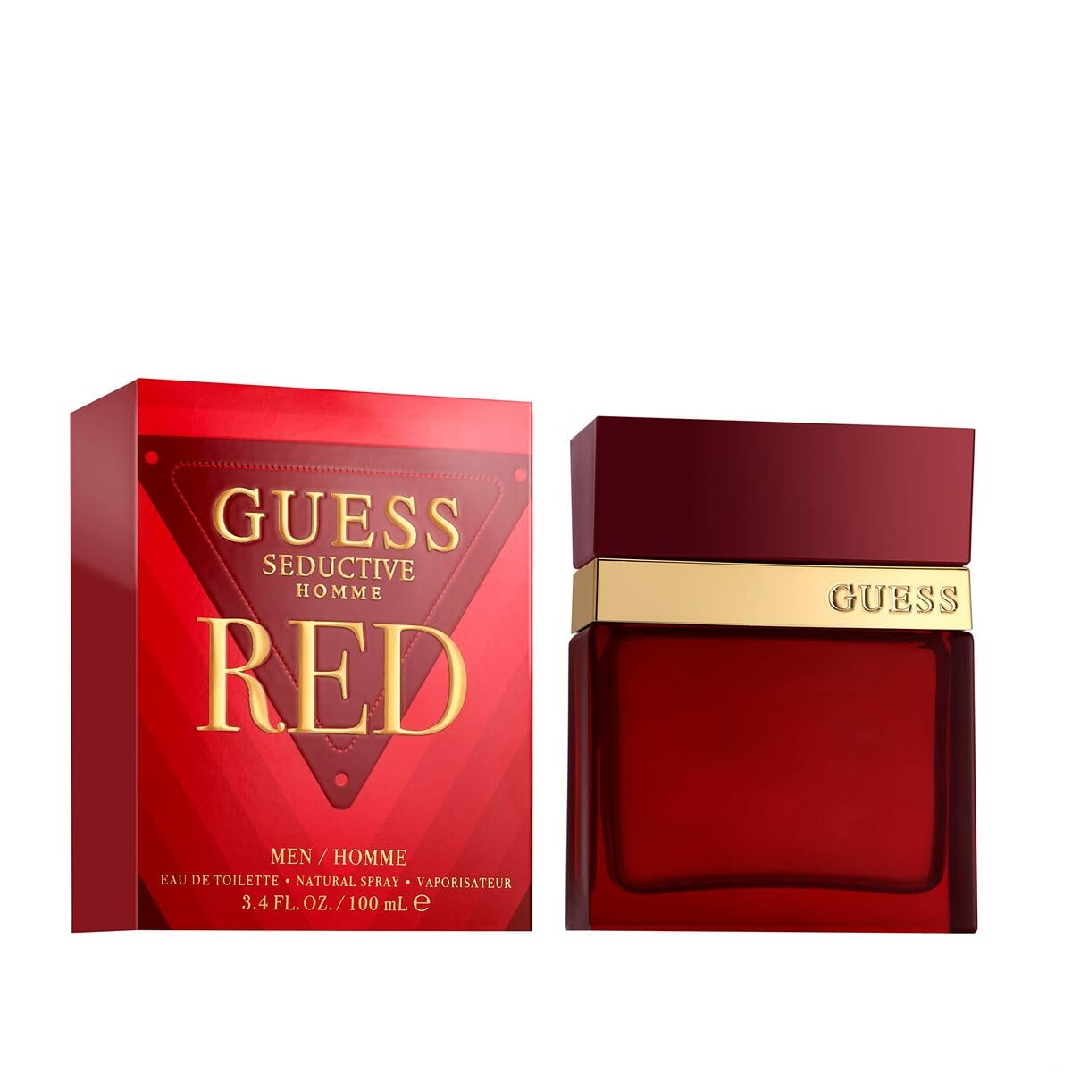 Guess Seductive Red Men/Homme Eau De Toilette Cologne Spray For Men, 1.0 Fl. Oz.