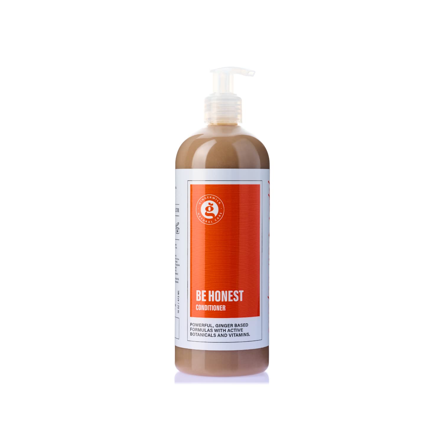 Ginger Milk BE HONEST Conditioner for all hair types. Rich in botanical actives and vitamins for optimal suppleness and shine. (