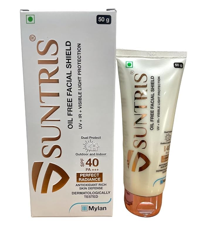 Suntris Oil Free Facial Shield SPF 40 PA+++, 50g